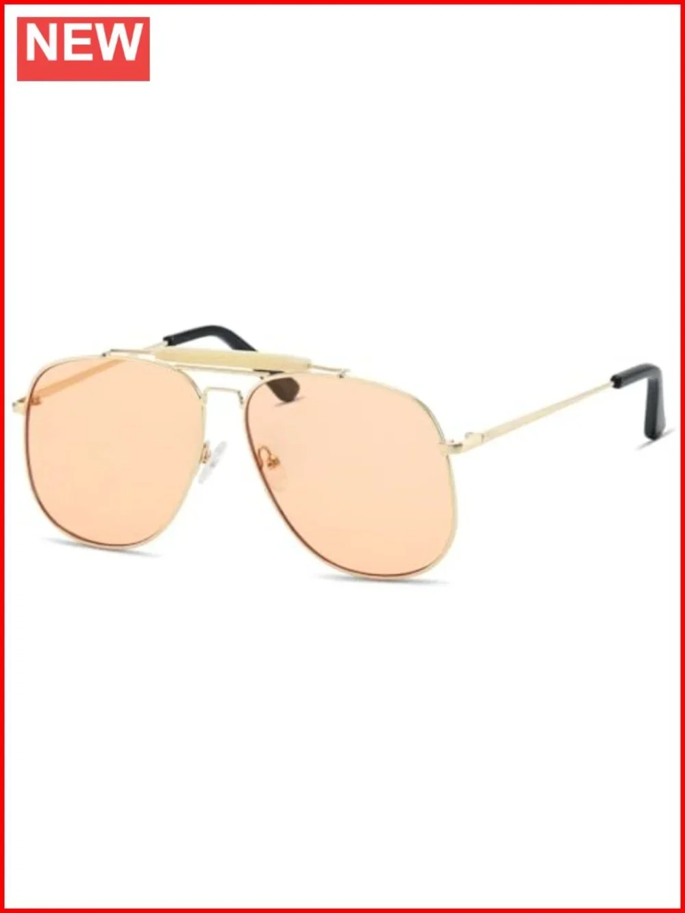 Retro Square 70s Aviator Sunglasses Women Men Trendy Vintage Pilot Oversized